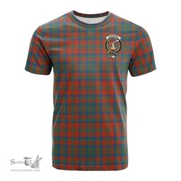 ScotsTee Shop Scottish Matheson Ancient Clan Crest Tartan T Shirt for Family Tartan Matching Family T Shirts