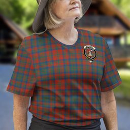 ScotsTee Shop Scottish Matheson Ancient Clan Crest Tartan T Shirt for Family Tartan Matching Family T Shirts