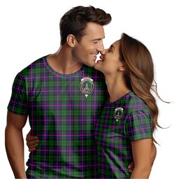 ScotsTee Shop Scottish Morrison Modern Clan Crest Tartan T Shirt for Family Tartan Matching Family T Shirts