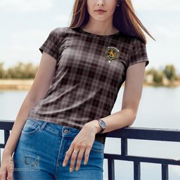 ScotsTee Shop Scottish MacPherson Hunting Clan Crest Tartan T Shirt for Family Tartan Matching Family T Shirts