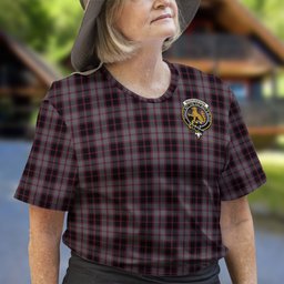 ScotsTee Shop Scottish MacPherson Hunting Clan Crest Tartan T Shirt for Family Tartan Matching Family T Shirts