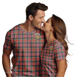 ScotsTee Shop Scottish MacPherson Ancient Clan Crest Tartan T Shirt for Family Tartan Matching Family T Shirts