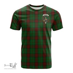 ScotsTee Shop Scottish Maxwell Hunting Clan Crest Tartan T Shirt for Family Tartan Matching Family T Shirts
