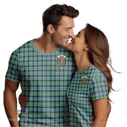 ScotsTee Shop Scottish Melville Ancient Clan Crest Tartan T Shirt for Family Tartan Matching Family T Shirts