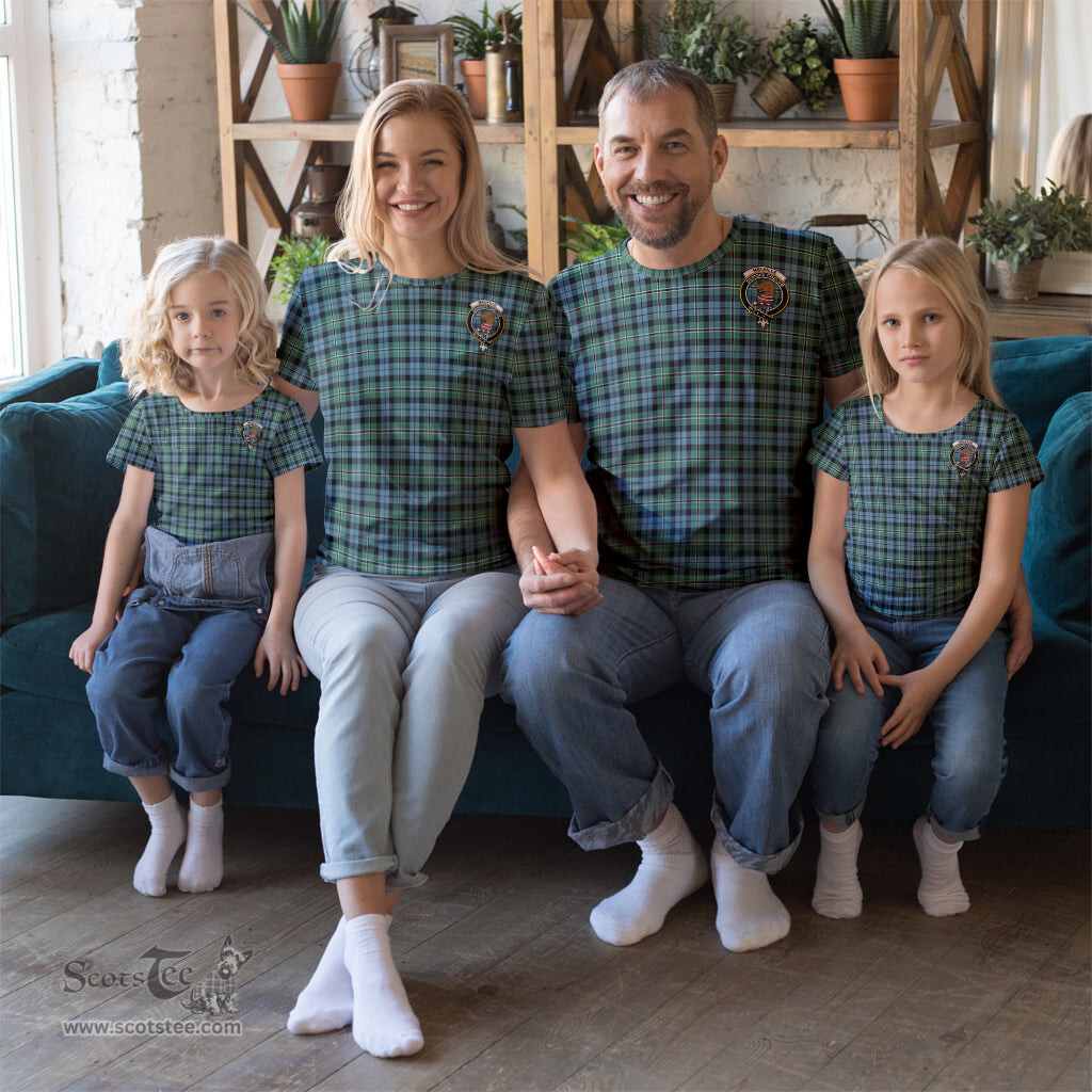 ScotsTee Shop Scottish Melville Ancient Clan Crest Tartan T Shirt for Family Tartan Matching Family T Shirts