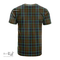 ScotsTee Shop Scottish MacTavish Hunting Clan Crest Tartan T Shirt for Family Tartan Matching Family T Shirts