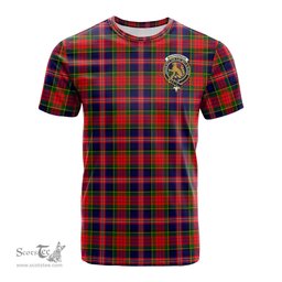 ScotsTee Shop Scottish MacPherson Modern Clan Crest Tartan T Shirt for Family Tartan Matching Family T Shirts