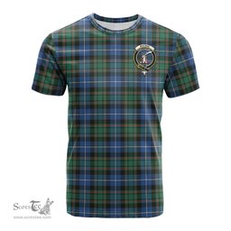 ScotsTee Shop Scottish MacRae Hunting Ancient Clan Crest Tartan T Shirt for Family Tartan Matching Family T Shirts