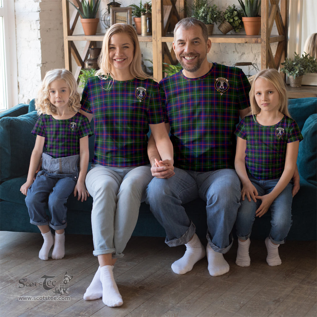 ScotsTee Shop Scottish Malcolm Clan Crest Tartan T Shirt for Family Tartan Matching Family T Shirts