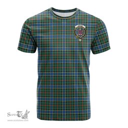 ScotsTee Shop Scottish Ogilvie (Ogilvy) Hunting Ancient Clan Crest Tartan T Shirt for Family Tartan Matching Family T Shirts