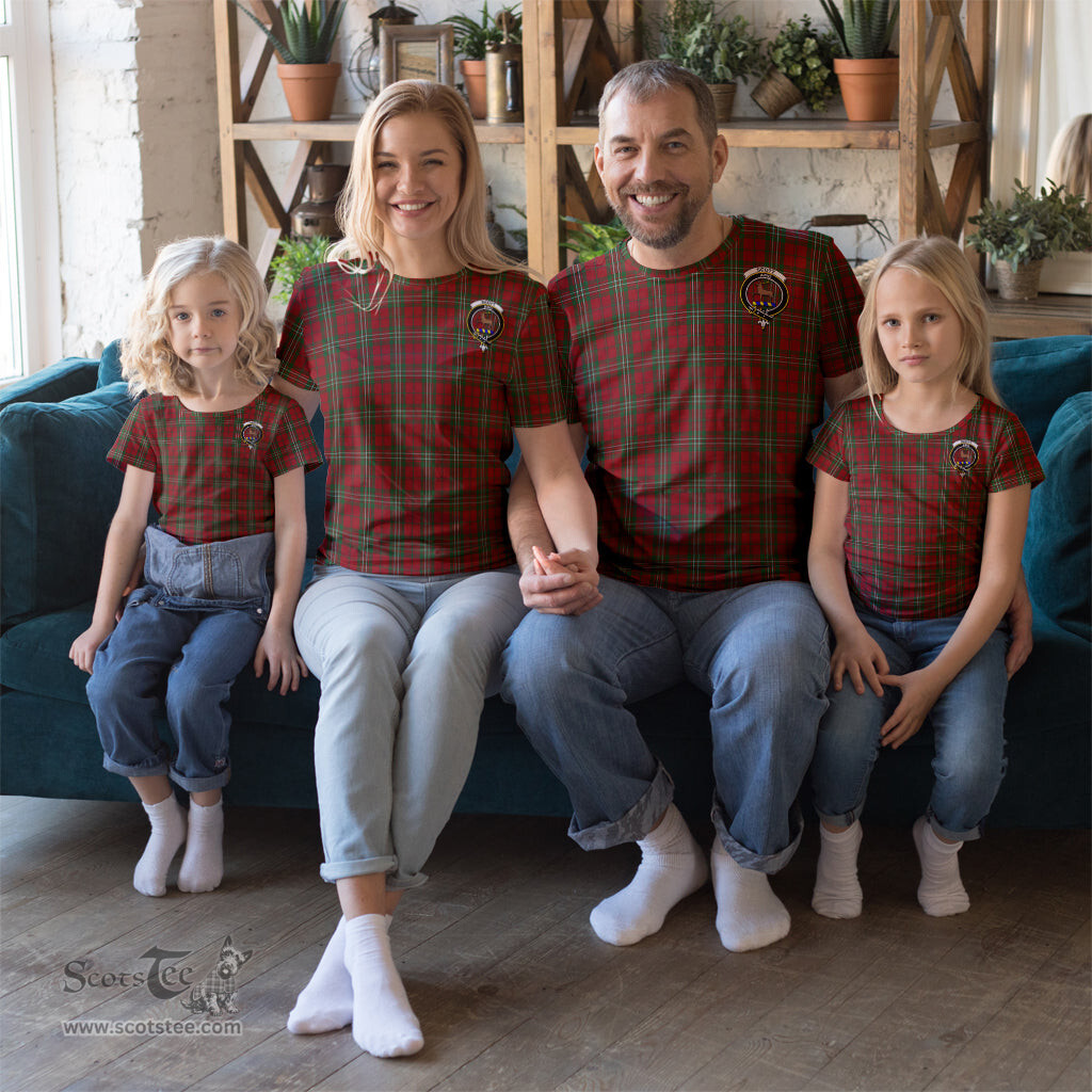 ScotsTee Shop Scottish Scott Clan Crest Tartan T Shirt for Family Tartan Matching Family T Shirts