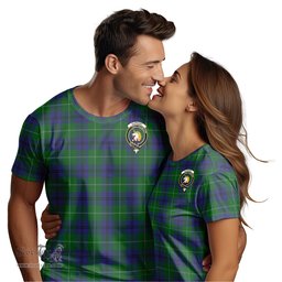 ScotsTee Shop Scottish Oliphant Clan Crest Tartan T Shirt for Family Tartan Matching Family T Shirts