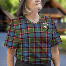 ScotsTee Shop Scottish Norvel Clan Crest Tartan T Shirt for Family Tartan Matching Family T Shirts