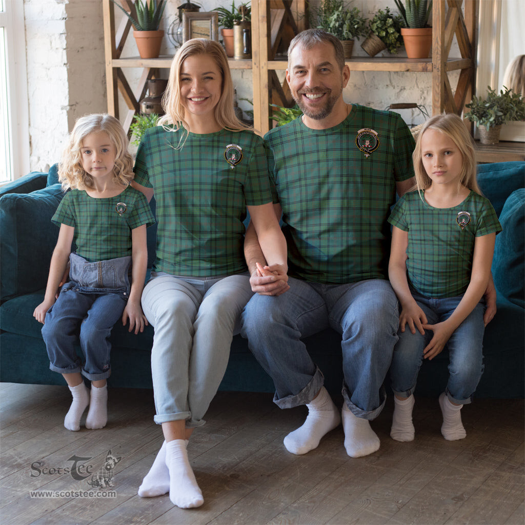 ScotsTee Shop Scottish Ross Hunting Ancient Clan Crest Tartan T Shirt for Family Tartan Matching Family T Shirts