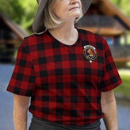 ScotsTee Shop Scottish Rob Roy Macgregor Clan Crest Tartan T Shirt for Family Tartan Matching Family T Shirts