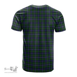 ScotsTee Shop Scottish Robertson Hunting Clan Crest Tartan T Shirt for Family Tartan Matching Family T Shirts