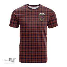 ScotsTee Shop Scottish Ogilvie (Ogilvy) Clan Crest Tartan T Shirt for Family Tartan Matching Family T Shirts