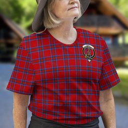 ScotsTee Shop Scottish Rait Clan Crest Tartan T Shirt for Family Tartan Matching Family T Shirts