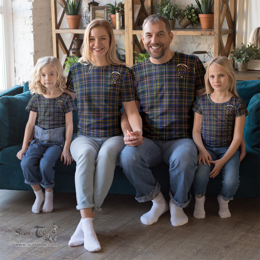 ScotsTee Shop Scottish Scott Green Modern Clan Crest Tartan T Shirt for Family Tartan Matching Family T Shirts