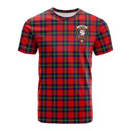 ScotsTee Shop Scottish Ruthven Modern Clan Crest Tartan T Shirt for Family Tartan Matching Family T Shirts