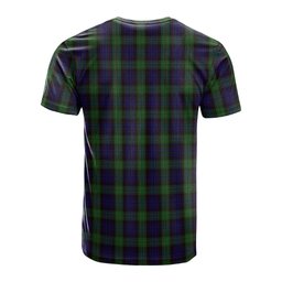 ScotsTee Shop Scottish Nicolson Green Hunting Clan Crest Tartan T Shirt for Family Tartan Matching Family T Shirts