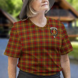 ScotsTee Shop Scottish Scrymgeour Clan Crest Tartan T Shirt for Family Tartan Matching Family T Shirts