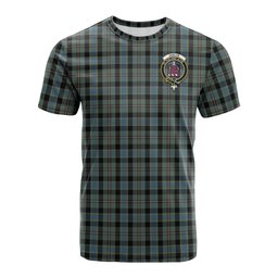 ScotsTee Shop Scottish Ogilvie (Ogilvy) Hunting Clan Crest Tartan T Shirt for Family Tartan Matching Family T Shirts