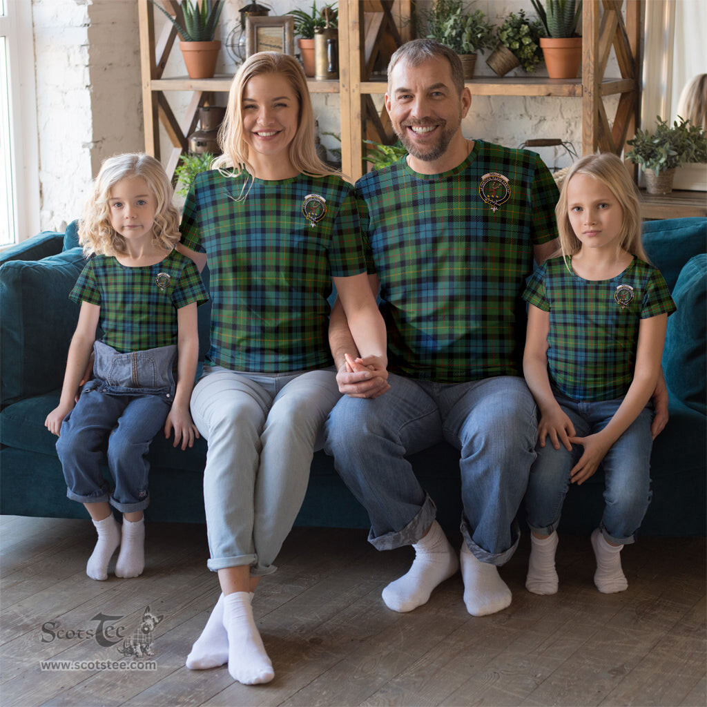 ScotsTee Shop Scottish Rollo Ancient Clan Crest Tartan T Shirt for Family Tartan Matching Family T Shirts