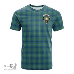 ScotsTee Shop Scottish Oliphant Ancient Clan Crest Tartan T Shirt for Family Tartan Matching Family T Shirts