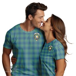 ScotsTee Shop Scottish Oliphant Ancient Clan Crest Tartan T Shirt for Family Tartan Matching Family T Shirts