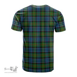 ScotsTee Shop Scottish Newlands of Lauriston Clan Crest Tartan T Shirt for Family Tartan Matching Family T Shirts