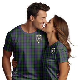 ScotsTee Shop Scottish Murray of Atholl Clan Crest Tartan T Shirt for Family Tartan Matching Family T Shirts