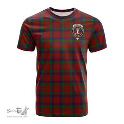 ScotsTee Shop Scottish Robertson Clan Crest Tartan T Shirt for Family Tartan Matching Family T Shirts