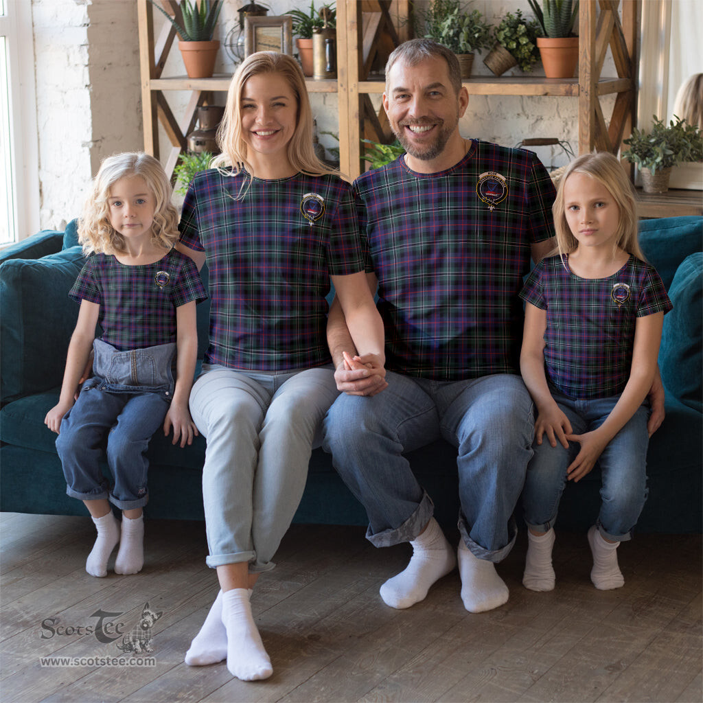ScotsTee Shop Scottish Rose Hunting Modern Clan Crest Tartan T Shirt for Family Tartan Matching Family T Shirts