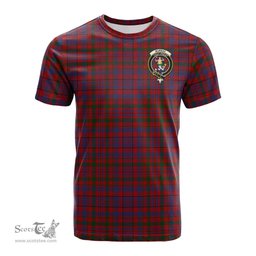 ScotsTee Shop Scottish Murray of Tullibardine Clan Crest Tartan T Shirt for Family Tartan Matching Family T Shirts