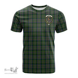 ScotsTee Shop Scottish Scott Green Clan Crest Tartan T Shirt for Family Tartan Matching Family T Shirts