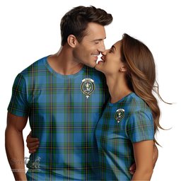 ScotsTee Shop Scottish Murray of Elibank Clan Crest Tartan T Shirt for Family Tartan Matching Family T Shirts
