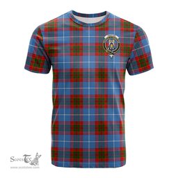 ScotsTee Shop Scottish Preston Clan Crest Tartan T Shirt for Family Tartan Matching Family T Shirts