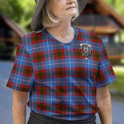 ScotsTee Shop Scottish Preston Clan Crest Tartan T Shirt for Family Tartan Matching Family T Shirts