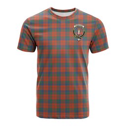 ScotsTee Shop Scottish Robertson Ancient Clan Crest Tartan T Shirt for Family Tartan Matching Family T Shirts