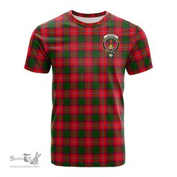 ScotsTee Shop Scottish Rattray Modern Clan Crest Tartan T Shirt for Family Tartan Matching Family T Shirts