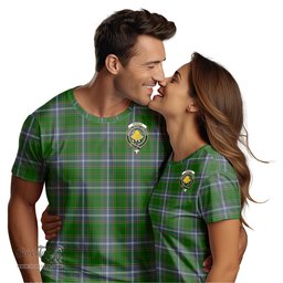ScotsTee Shop Scottish Pringle Clan Crest Tartan T Shirt for Family Tartan Matching Family T Shirts