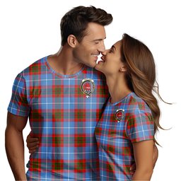 ScotsTee Shop Scottish Pentland Clan Crest Tartan T Shirt for Family Tartan Matching Family T Shirts