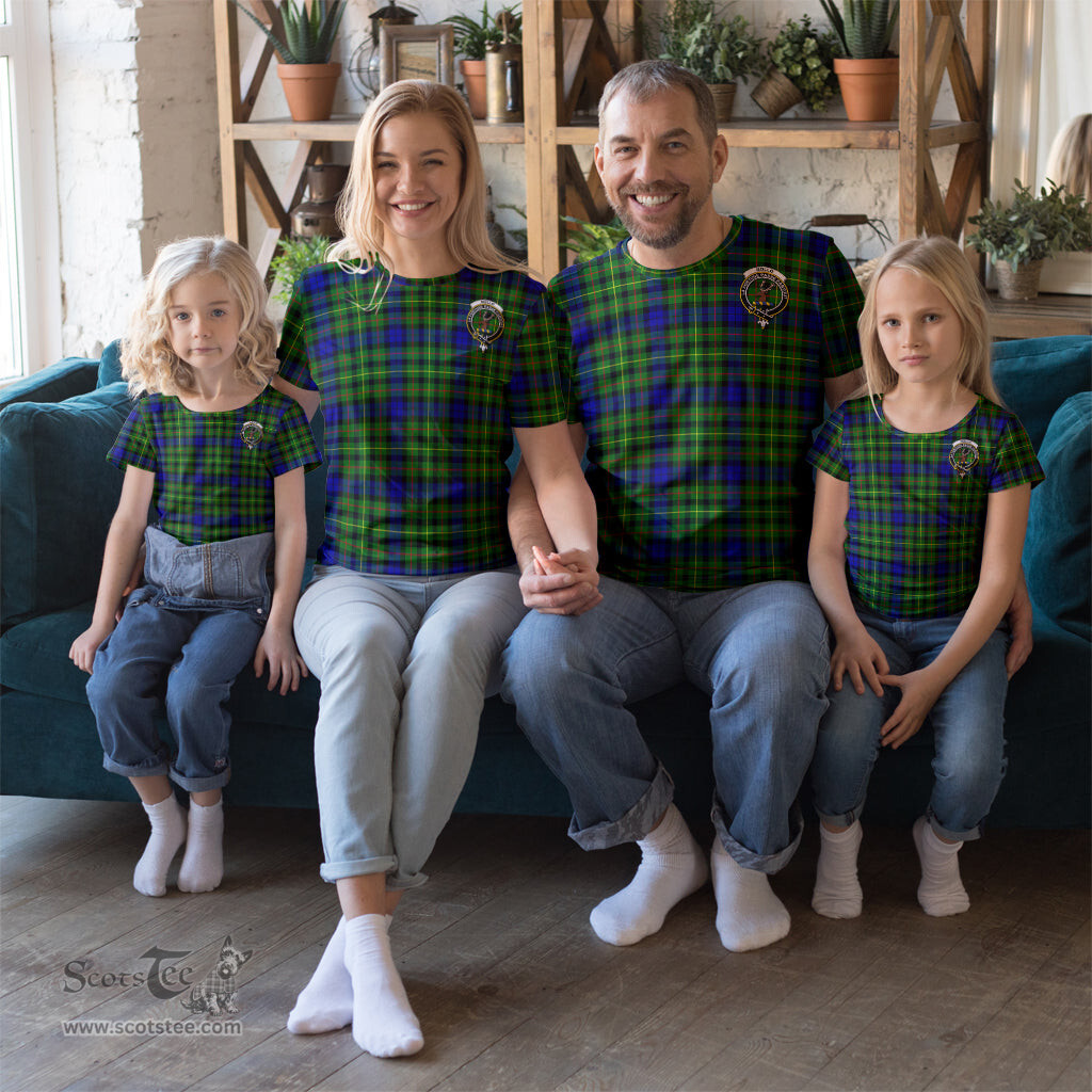 ScotsTee Shop Scottish Rollo Modern Clan Crest Tartan T Shirt for Family Tartan Matching Family T Shirts