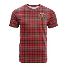 ScotsTee Shop Scottish Sinclair Modern Clan Crest Tartan T Shirt for Family Tartan Matching Family T Shirts