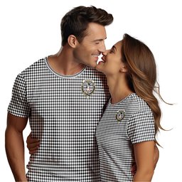 ScotsTee Shop Scottish Shepherd Clan Crest Tartan T Shirt for Family Tartan Matching Family T Shirts