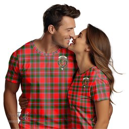 ScotsTee Shop Scottish Spens Modern Clan Crest Tartan T Shirt for Family Tartan Matching Family T Shirts