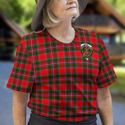 ScotsTee Shop Scottish Spens Modern Clan Crest Tartan T Shirt for Family Tartan Matching Family T Shirts