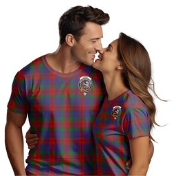 ScotsTee Shop Scottish Skene of Cromar Clan Crest Tartan T Shirt for Family Tartan Matching Family T Shirts