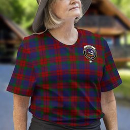 ScotsTee Shop Scottish Skene of Cromar Clan Crest Tartan T Shirt for Family Tartan Matching Family T Shirts
